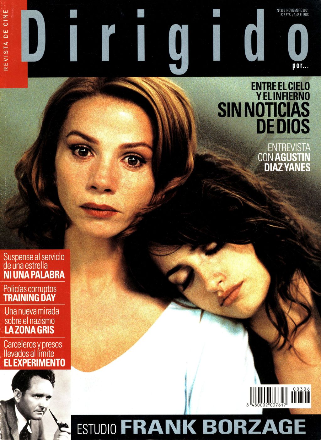 DIRIGIDO POR... magazine side cover Issue 306 November 2001