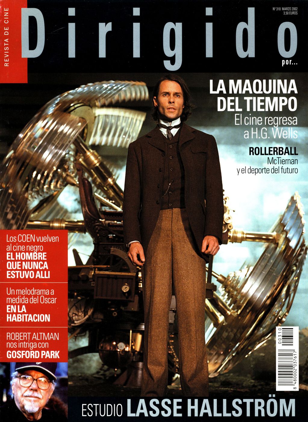 DIRIGIDO POR... magazine side cover Issue 310 March 2002