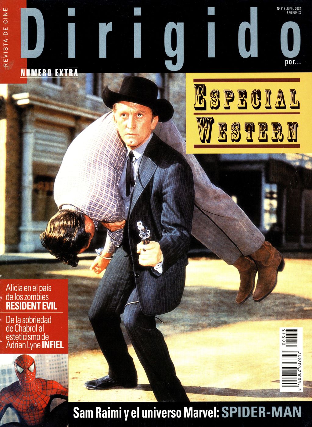 DIRIGIDO POR... magazine side cover Issue 313 June 2002