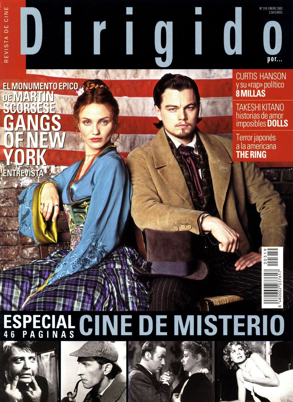 DIRIGIDO POR... magazine side cover Issue 319 January 2003