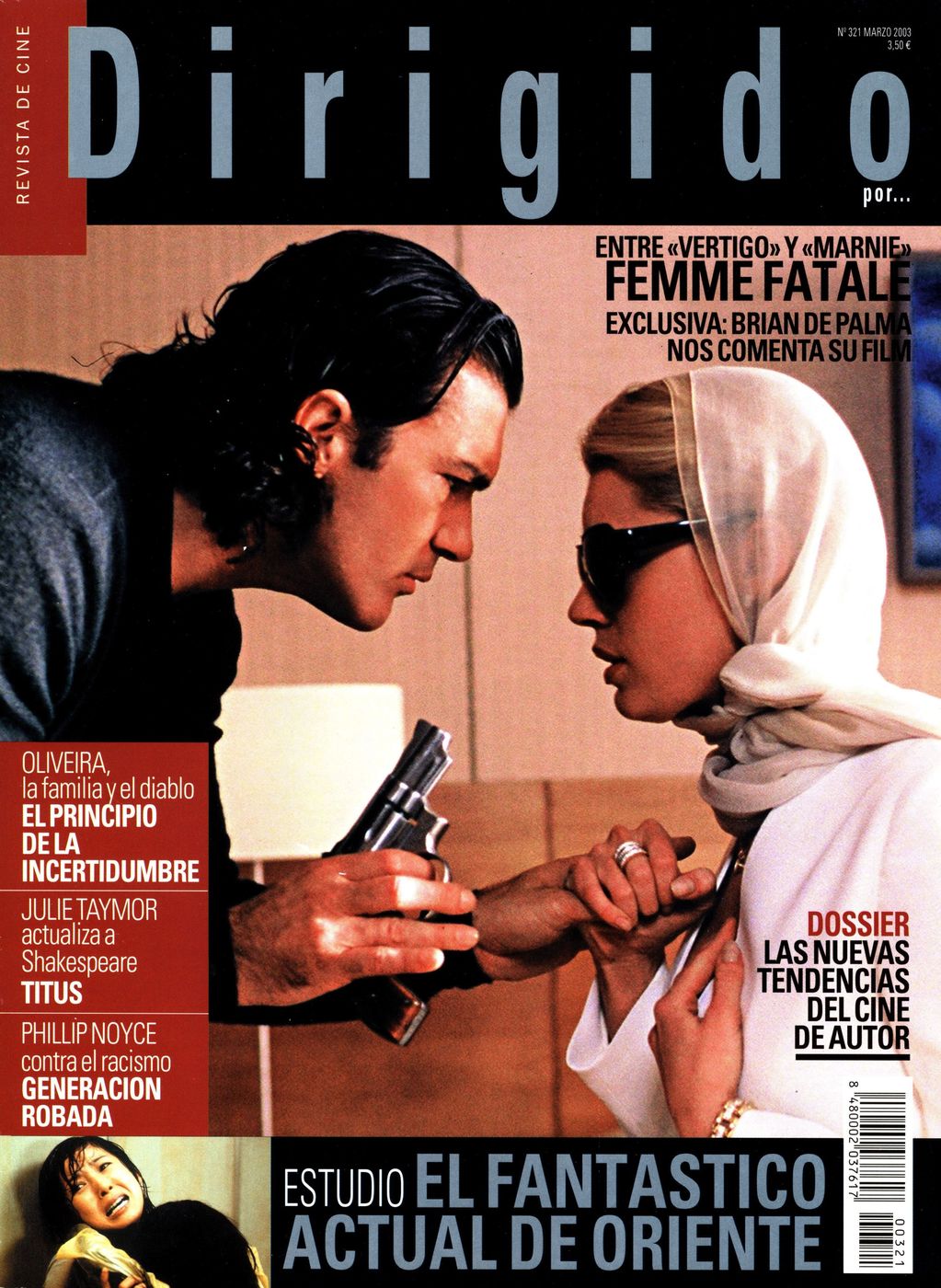 DIRIGIDO POR... magazine side cover Issue 321 March 2003