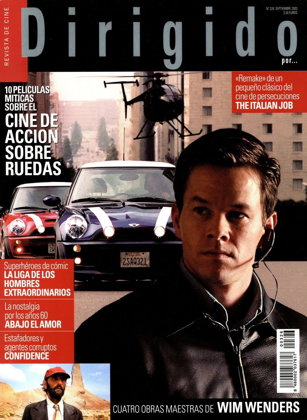 DIRIGIDO POR... magazine side cover Issue 326 September 2003