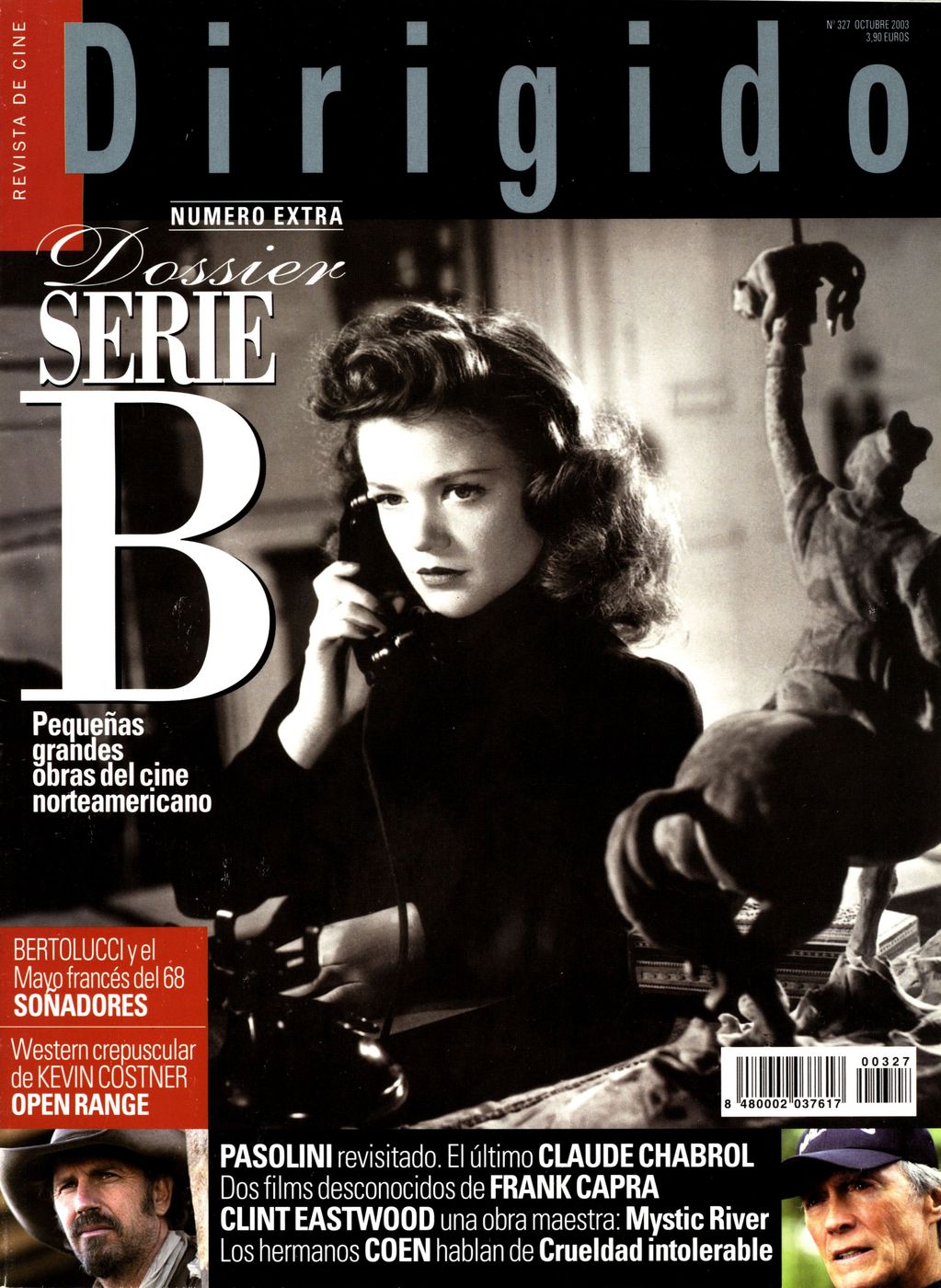DIRIGIDO POR... magazine side cover Issue 327 October 2003
