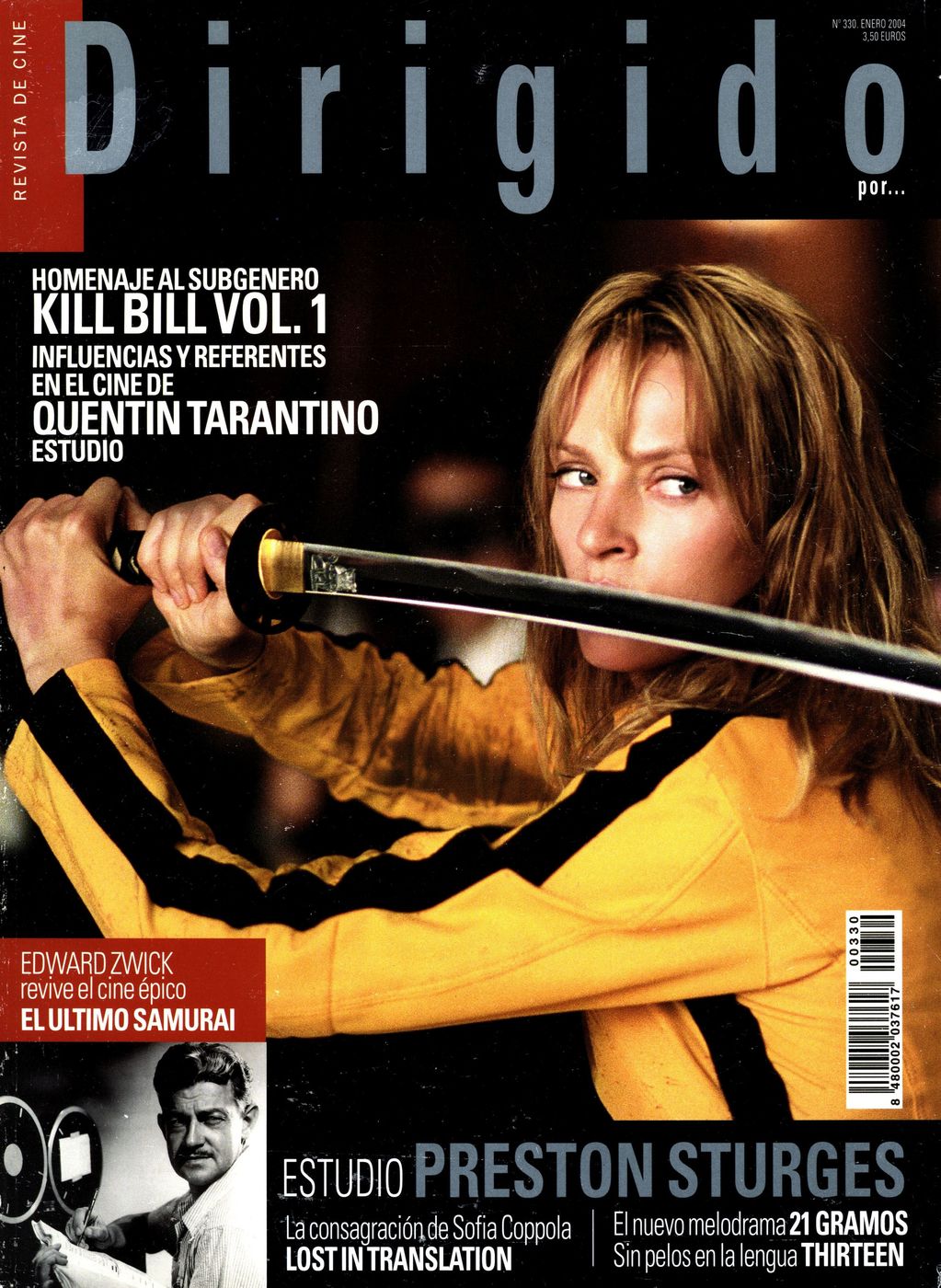 DIRIGIDO POR... magazine side cover Issue 330 January 2004