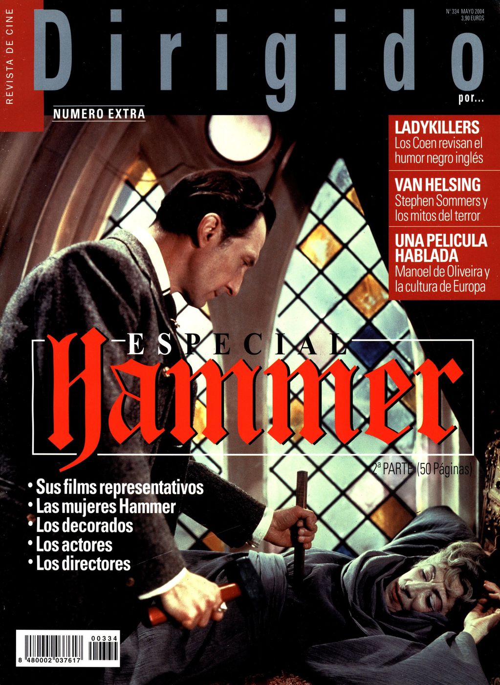 DIRIGIDO POR... magazine side cover Issue 334 May 2004