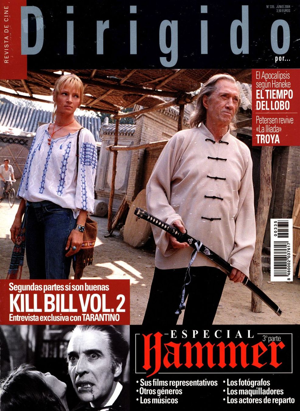 DIRIGIDO POR... magazine side cover Issue 335 June 2004