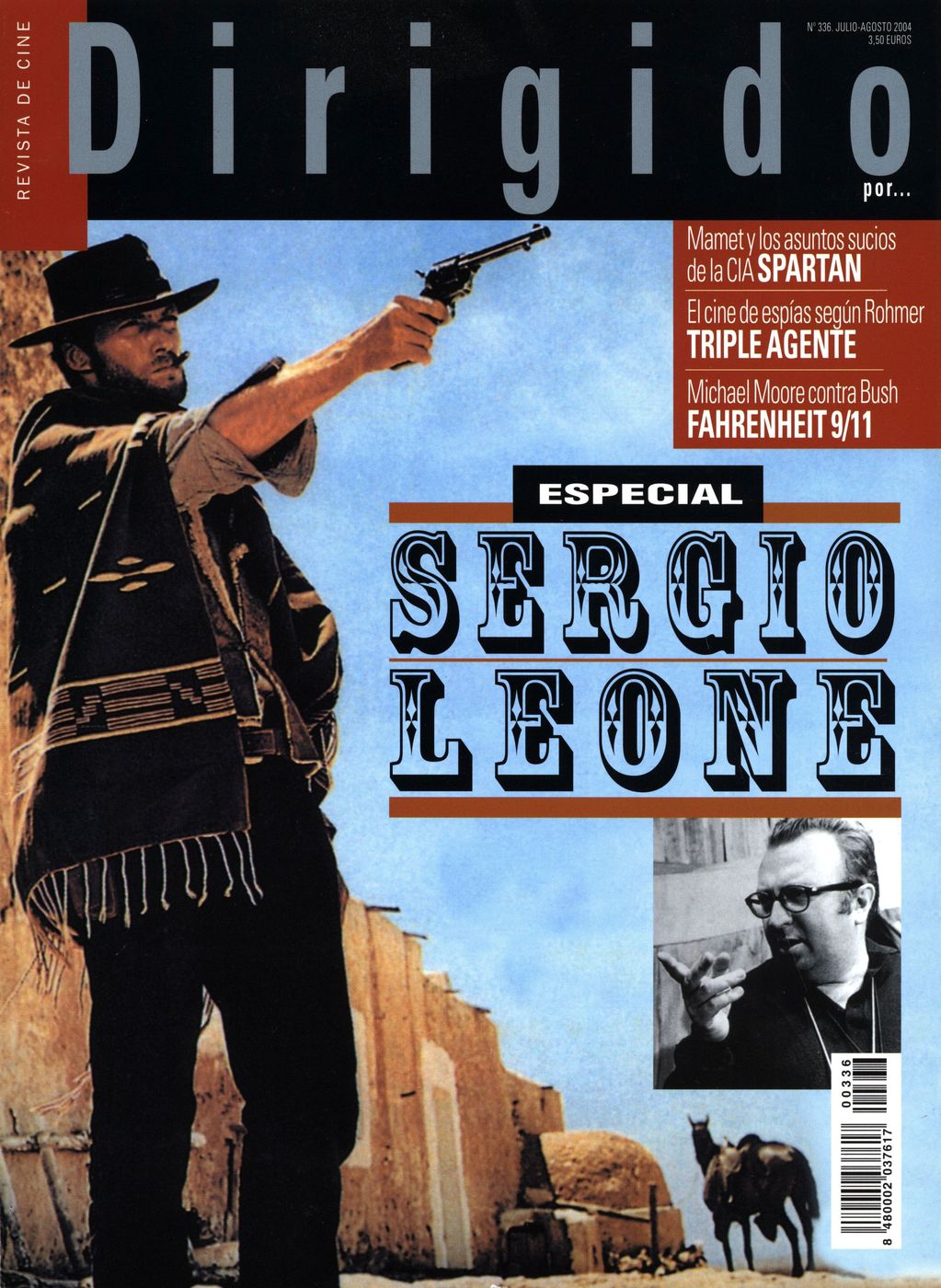 DIRIGIDO POR... magazine side cover Issue 336 July/August 2004