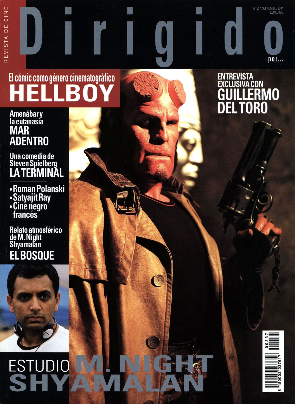 DIRIGIDO POR... magazine side cover Issue 337 September 2004