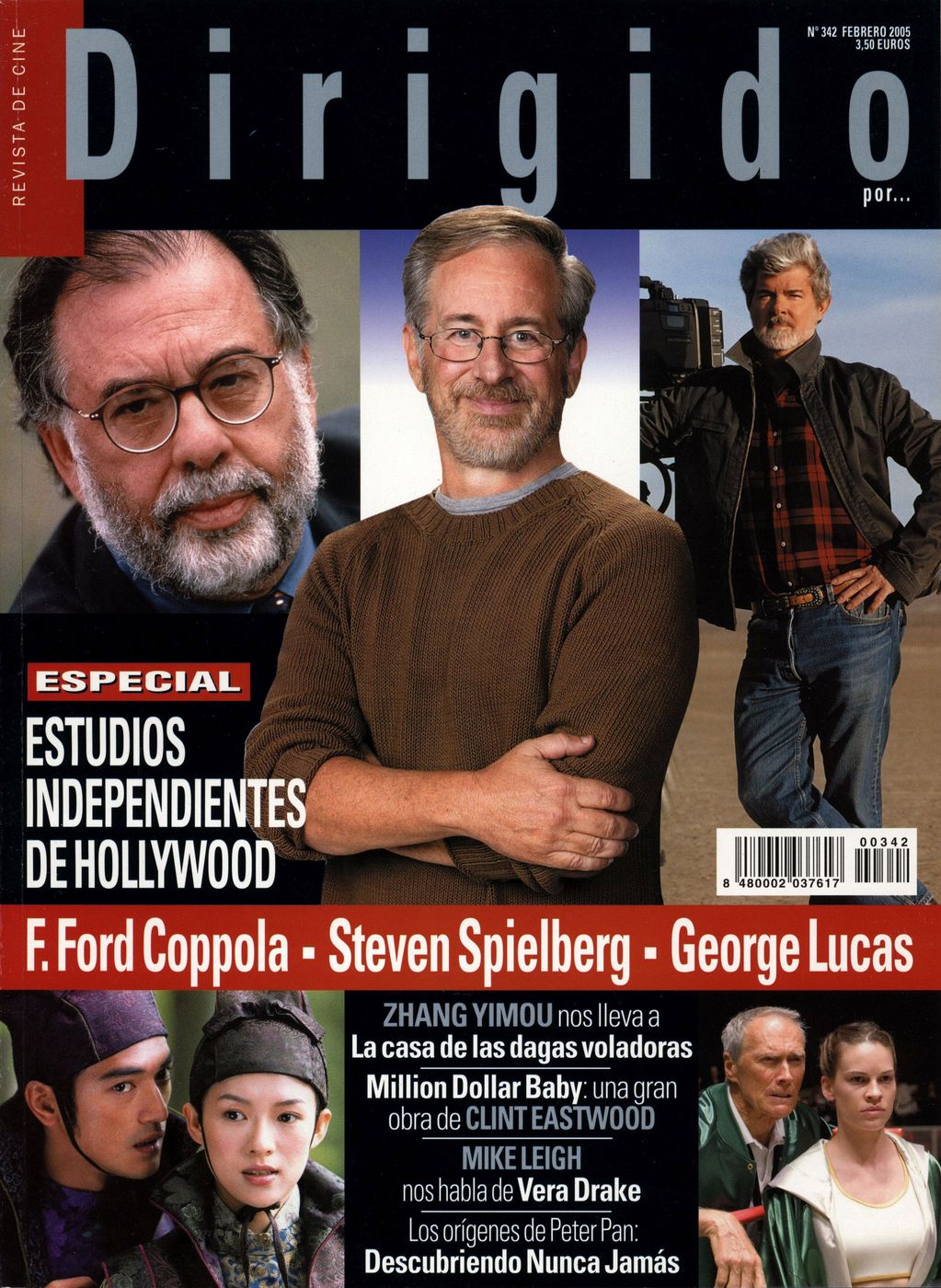 DIRIGIDO POR... magazine side cover Issue 342 February 2005