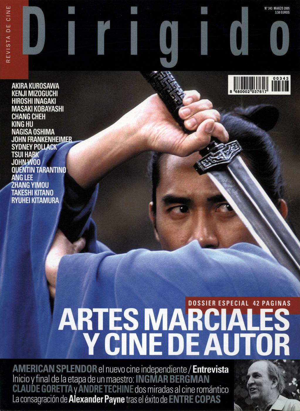 DIRIGIDO POR... magazine side cover Issue 343 March 2005