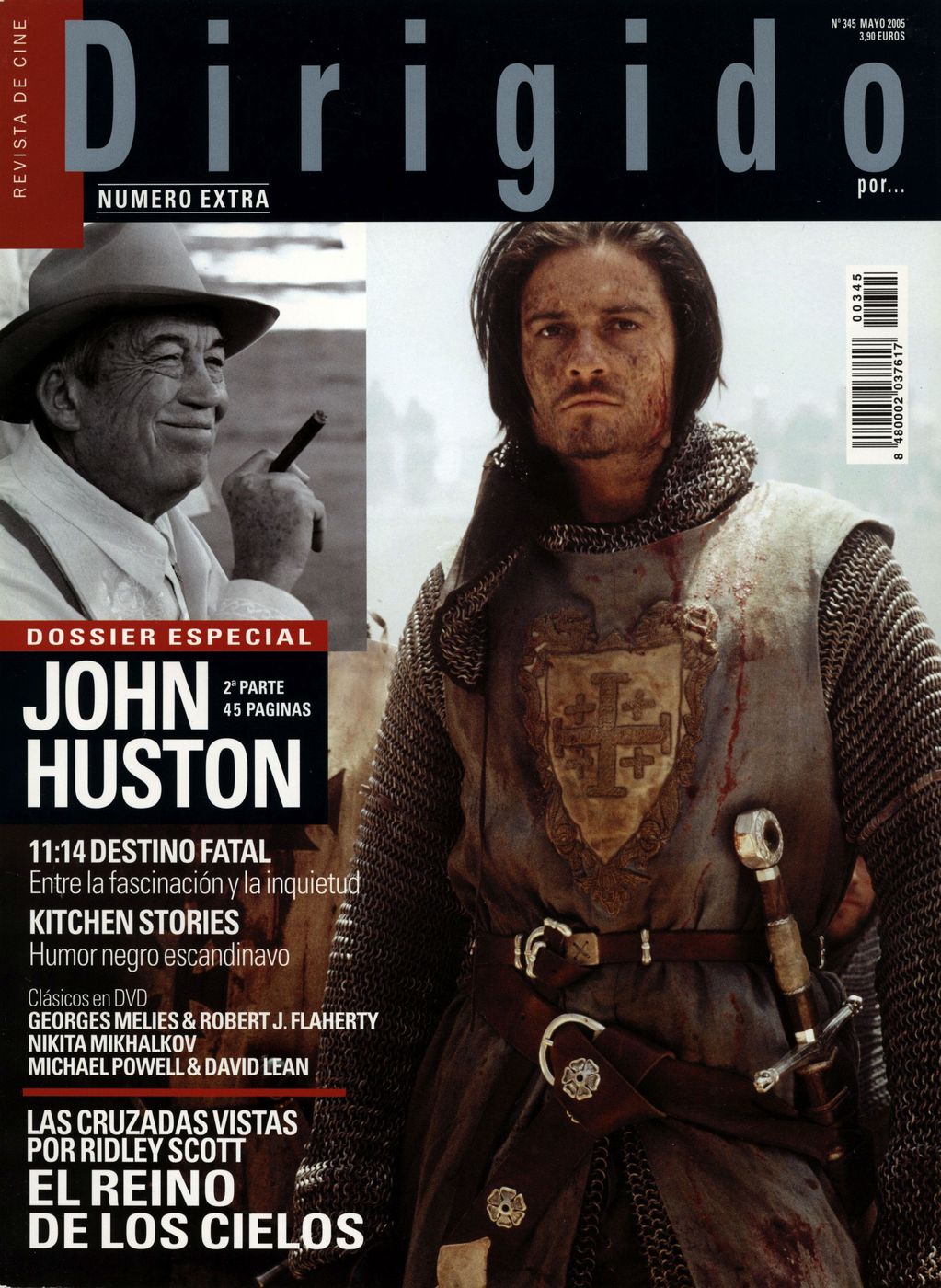 DIRIGIDO POR... magazine side cover Issue 345 May 2005