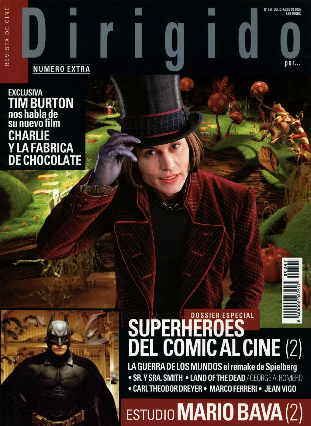 DIRIGIDO POR... magazine side cover Issue 347 July/August 2005