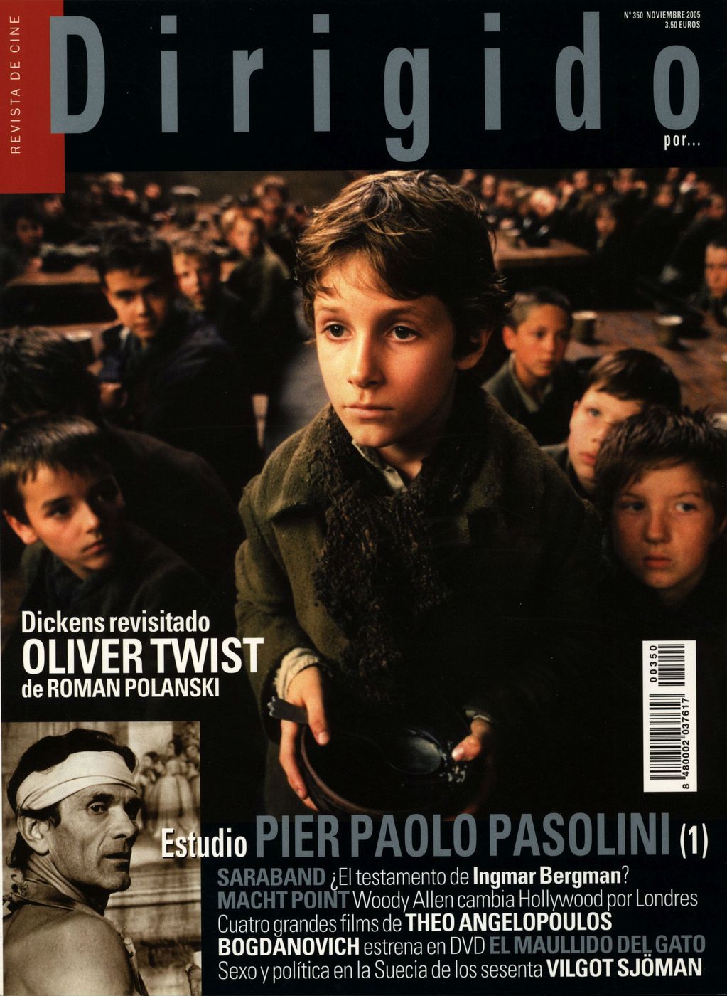 DIRIGIDO POR... magazine side cover Issue 350 November 2005