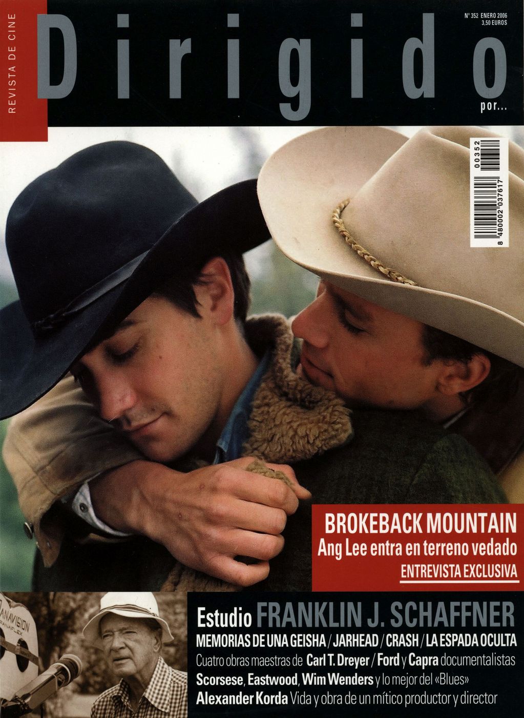 DIRIGIDO POR... magazine side cover Issue 352 January 2006