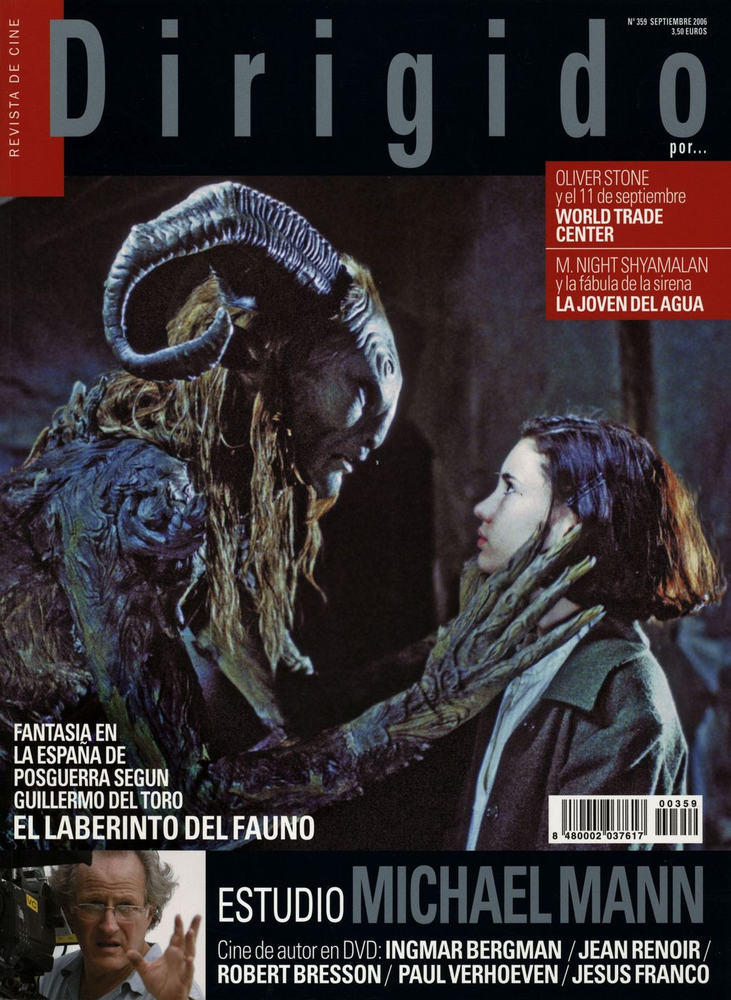 DIRIGIDO POR... magazine side cover Issue 359 September 2006
