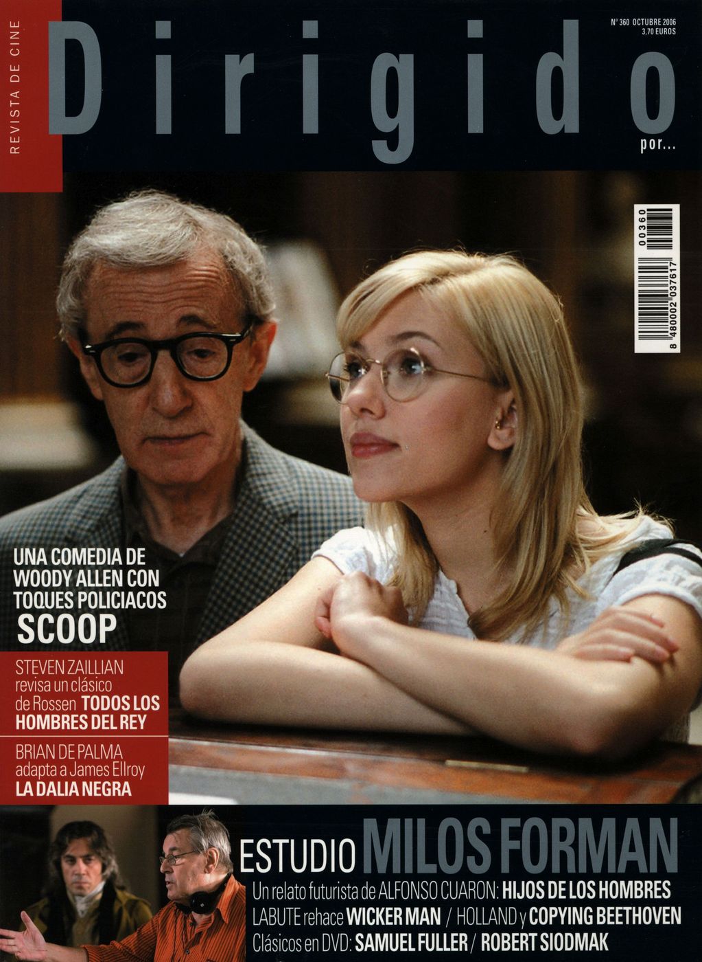 DIRIGIDO POR... magazine side cover Issue 360 October 2006