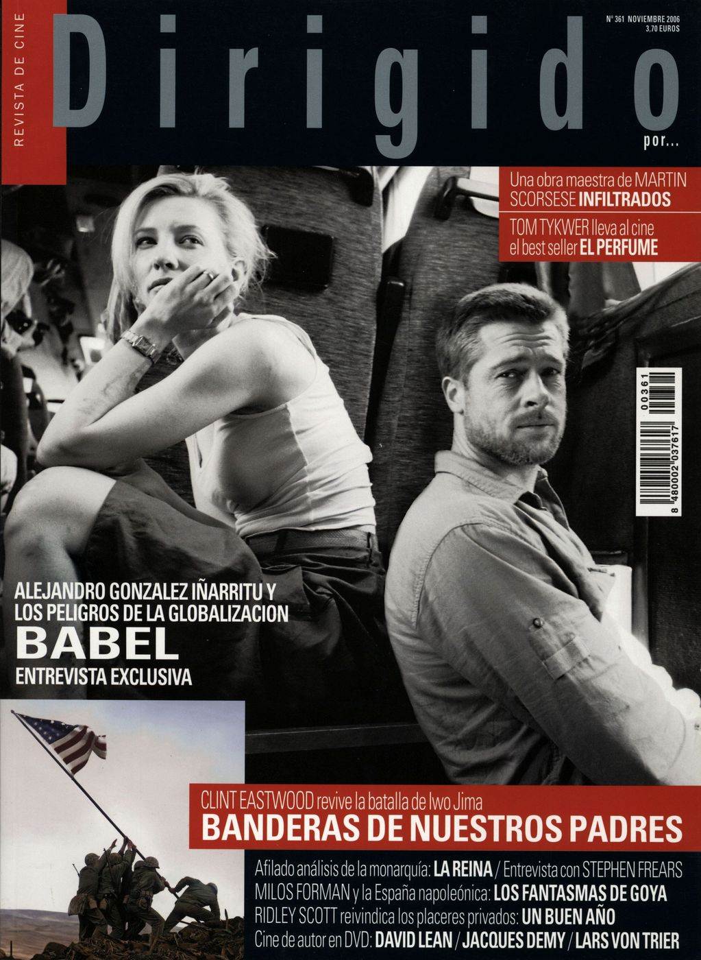 DIRIGIDO POR... magazine side cover Issue 361 November 2006