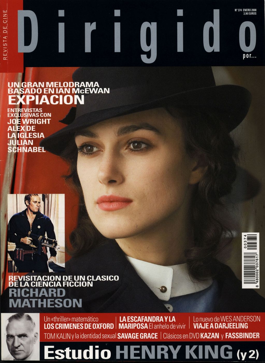 DIRIGIDO POR... magazine side cover Issue 374 January 2008