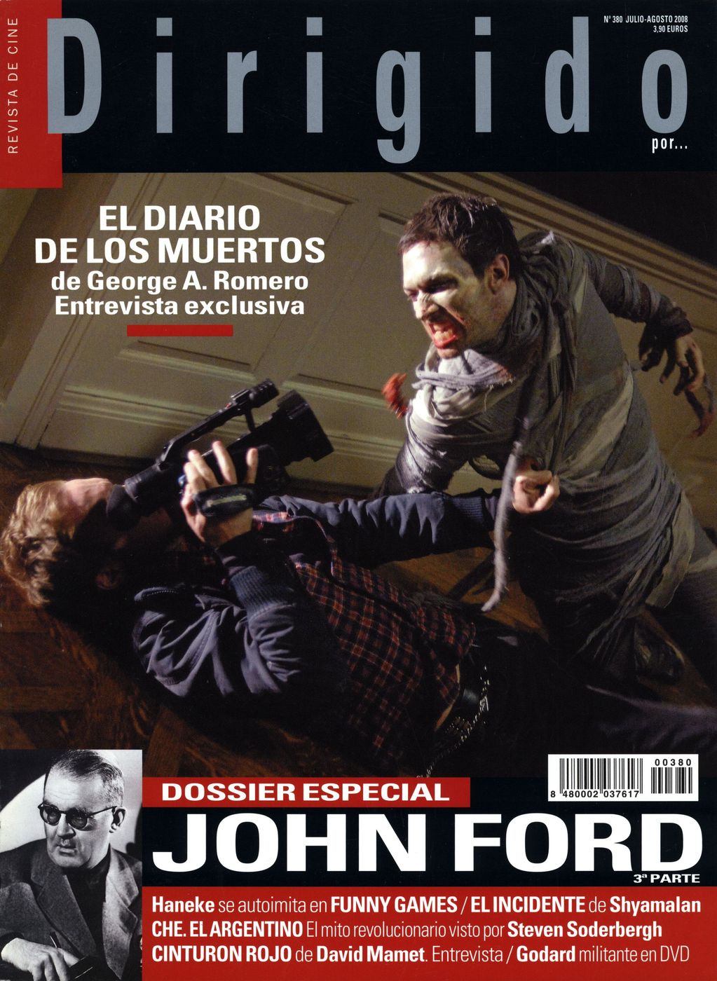 DIRIGIDO POR... magazine side cover Issue 380 July/August 2008