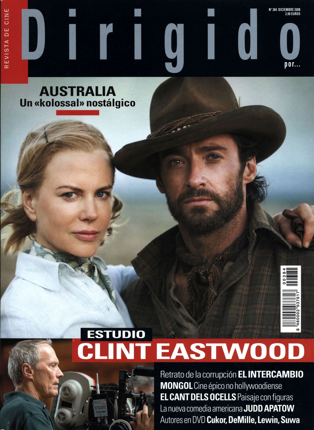 DIRIGIDO POR... magazine side cover Issue 384 December 2008
