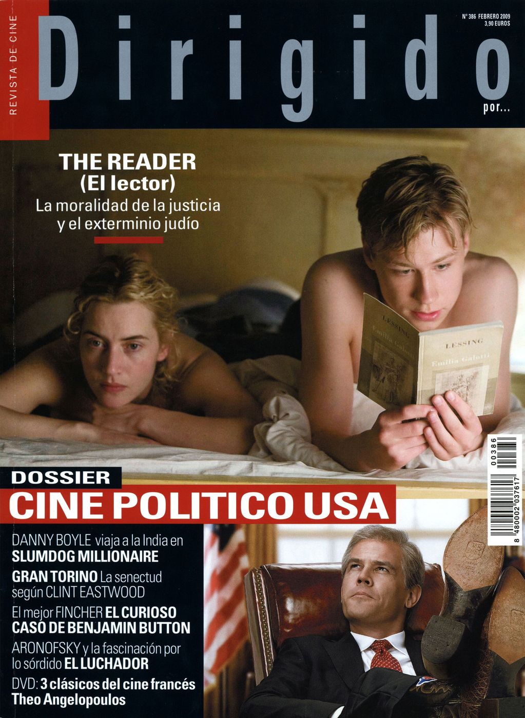 DIRIGIDO POR... magazine side cover Issue 386 February 2009