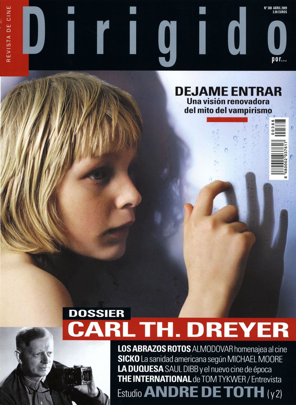 DIRIGIDO POR... magazine side cover Issue 388 April 2009