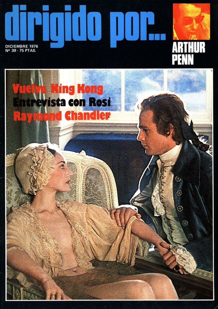 DIRIGIDO POR... magazine side cover Issue 39 December 1976