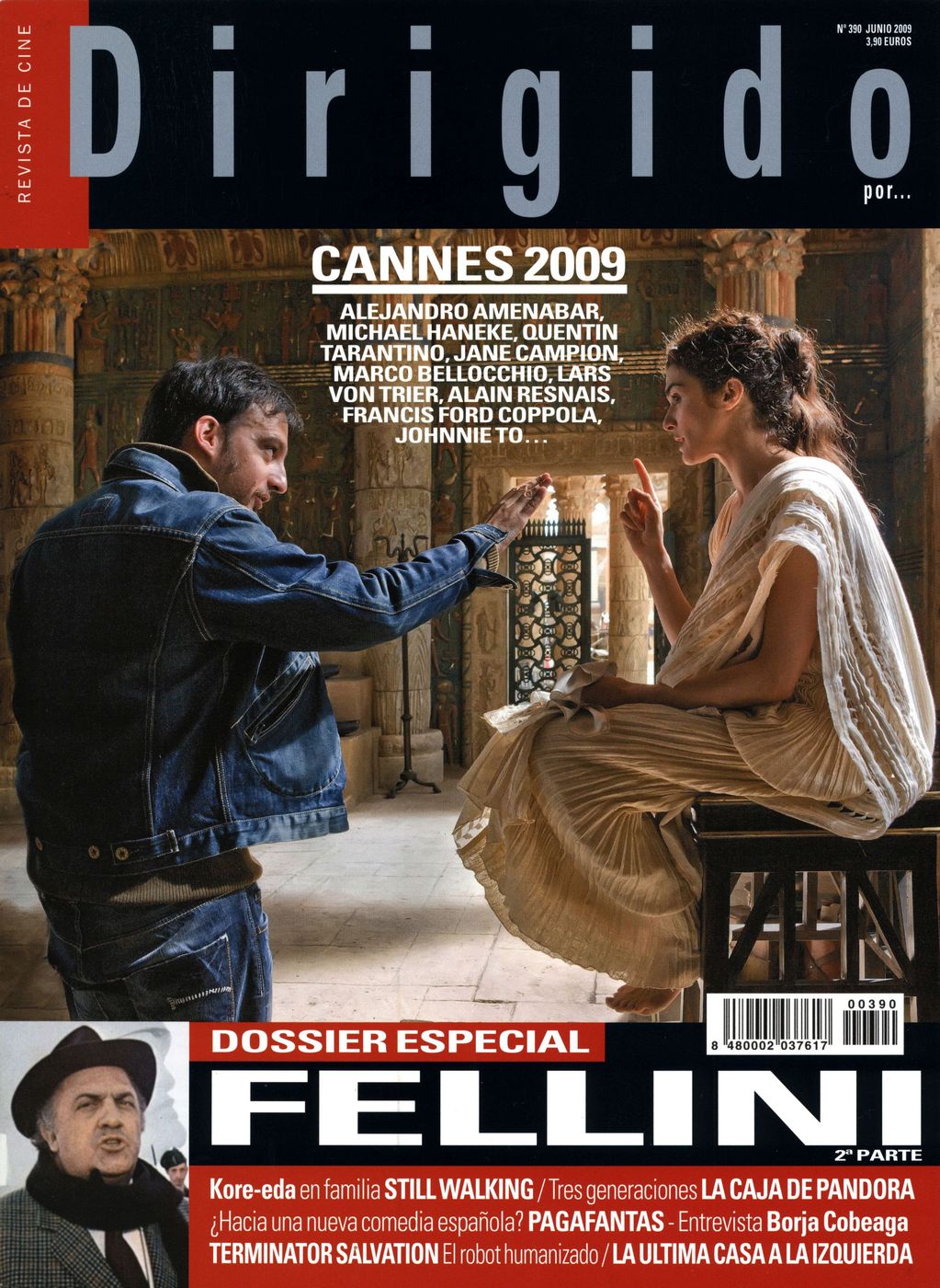 DIRIGIDO POR... magazine side cover Issue 390 June 2009