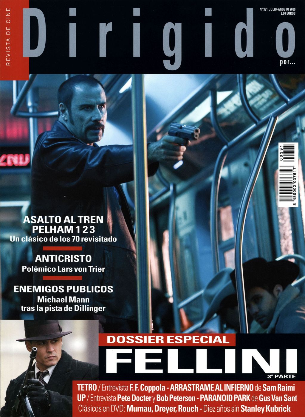 DIRIGIDO POR... magazine side cover Issue 391 July/August 2009