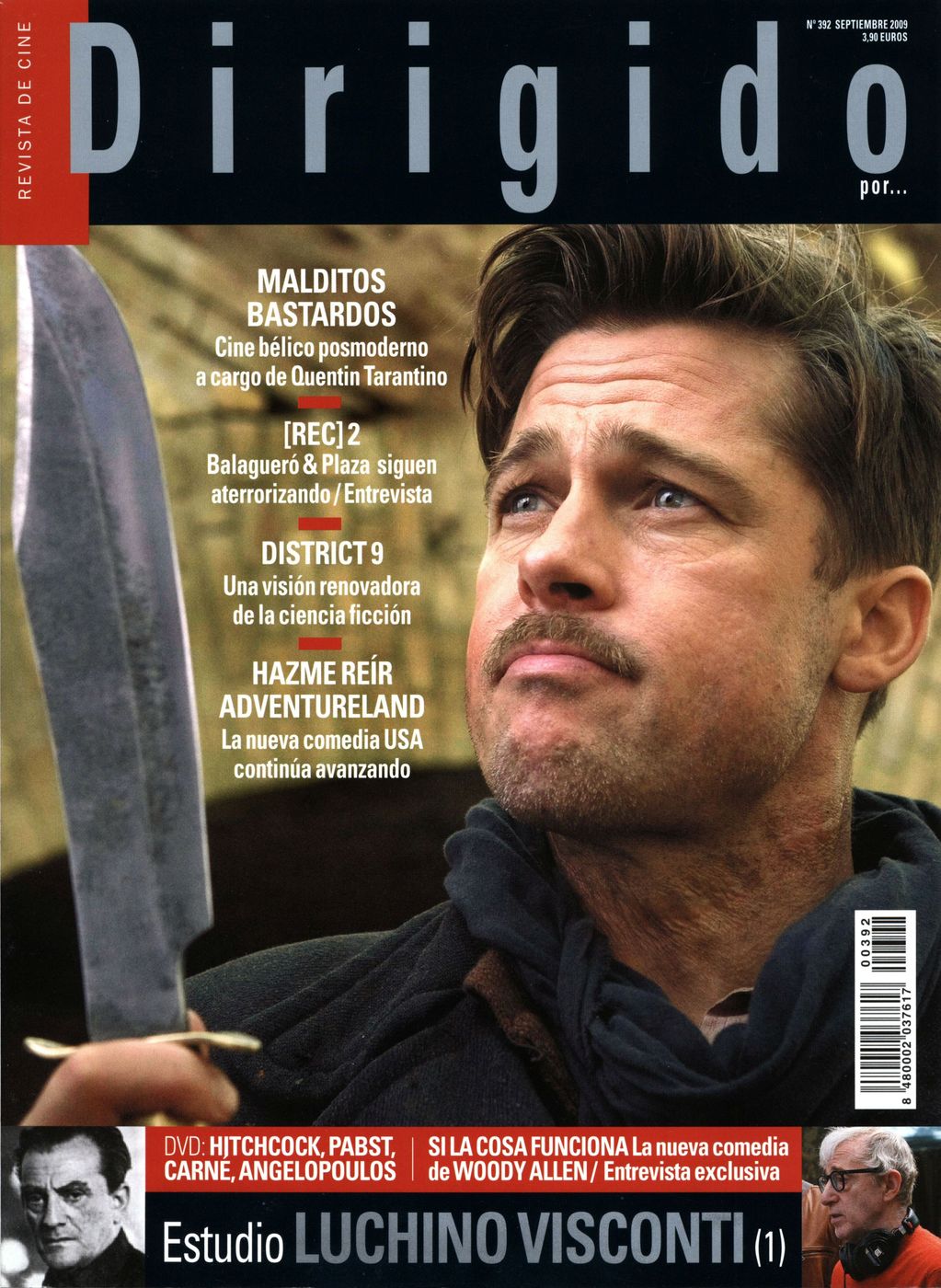 DIRIGIDO POR... magazine side cover Issue 392 September 2009