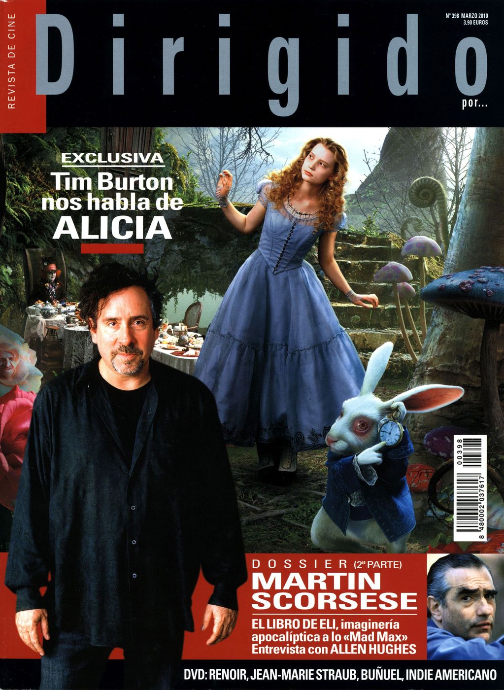 DIRIGIDO POR... magazine side cover Issue 398 March 2010