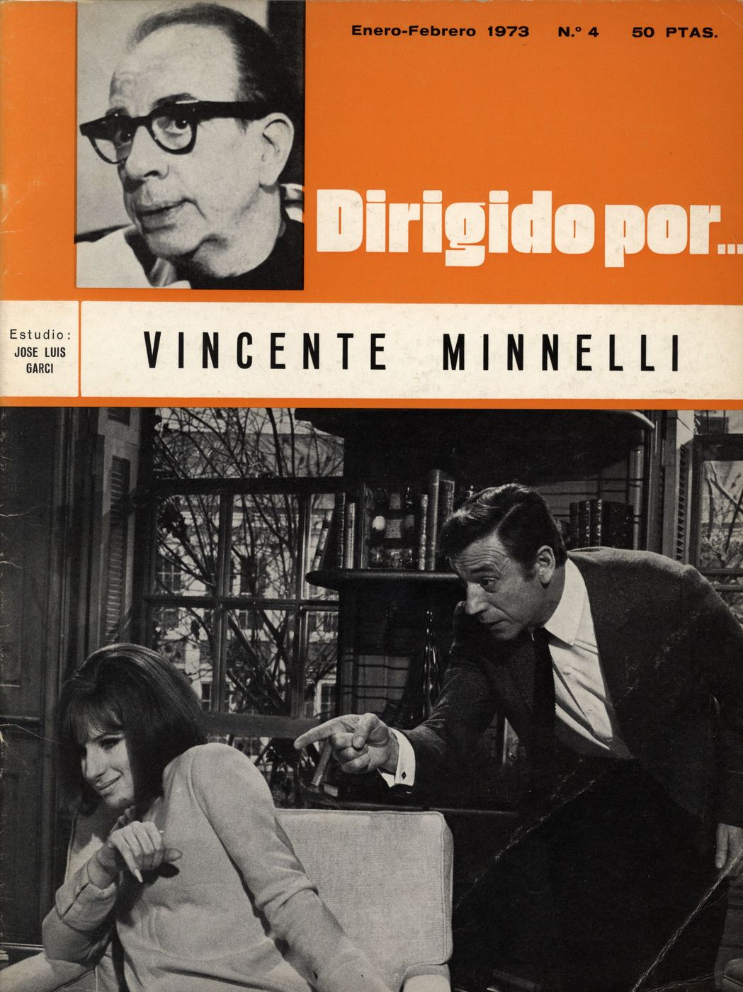 DIRIGIDO POR... magazine side cover Issue 4  1973