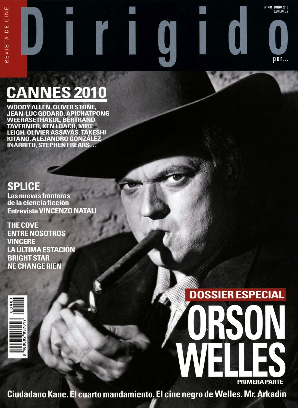 DIRIGIDO POR... magazine side cover Issue 401 June 2010