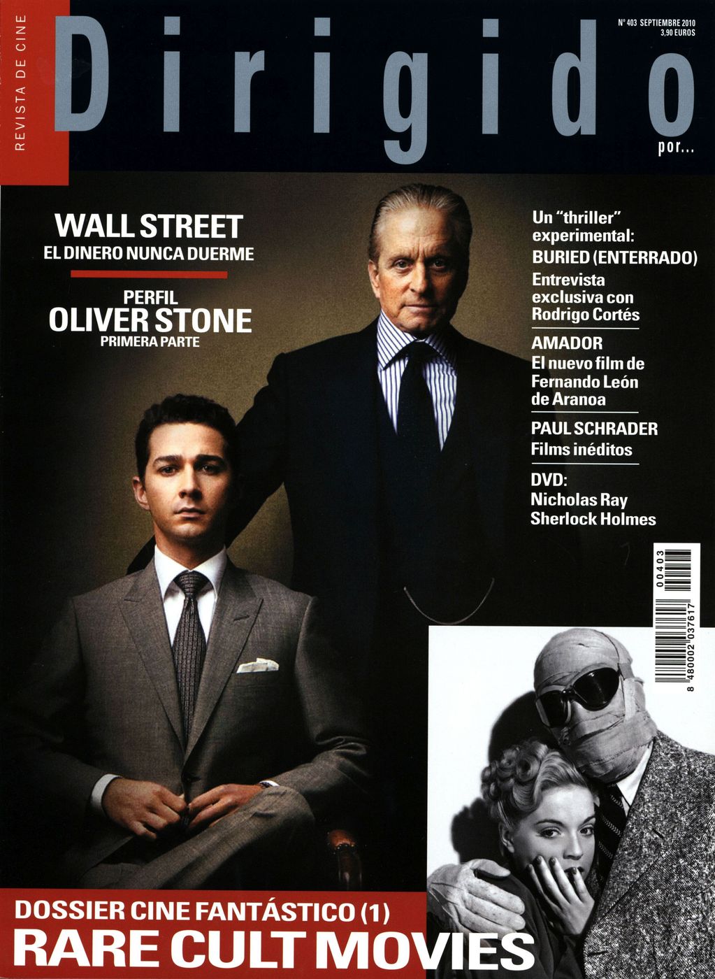 DIRIGIDO POR... magazine side cover Issue 403 September 2010