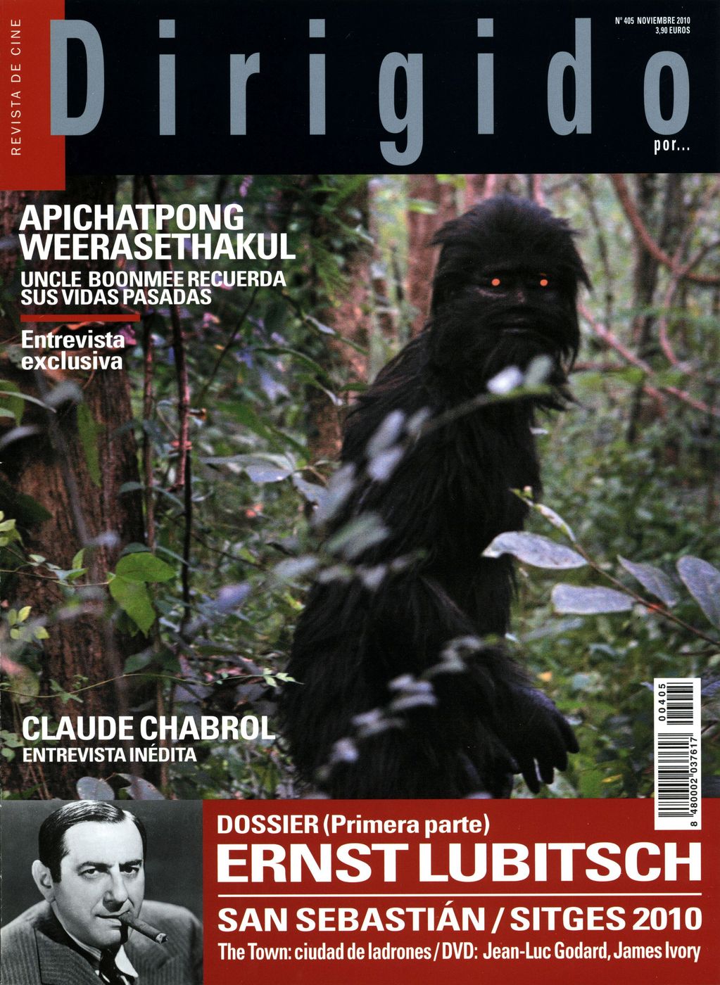 DIRIGIDO POR... magazine side cover Issue 405 November 2010
