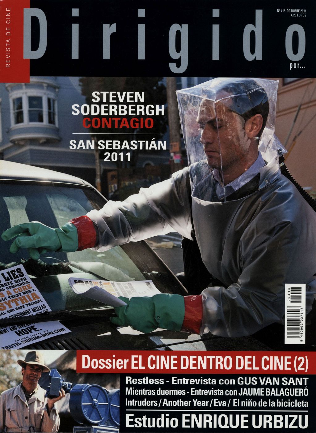 DIRIGIDO POR... magazine side cover Issue 415 October 2011