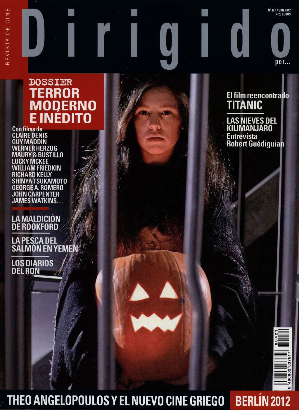 DIRIGIDO POR... magazine side cover Issue 421 April 2012