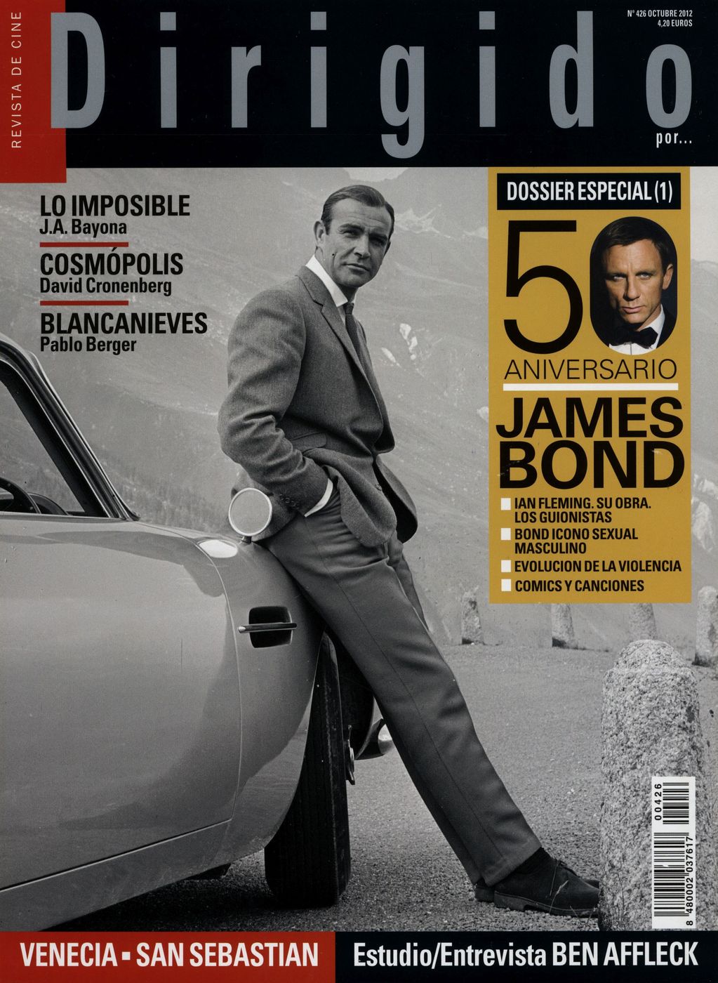 DIRIGIDO POR... magazine side cover Issue 426 October 2012