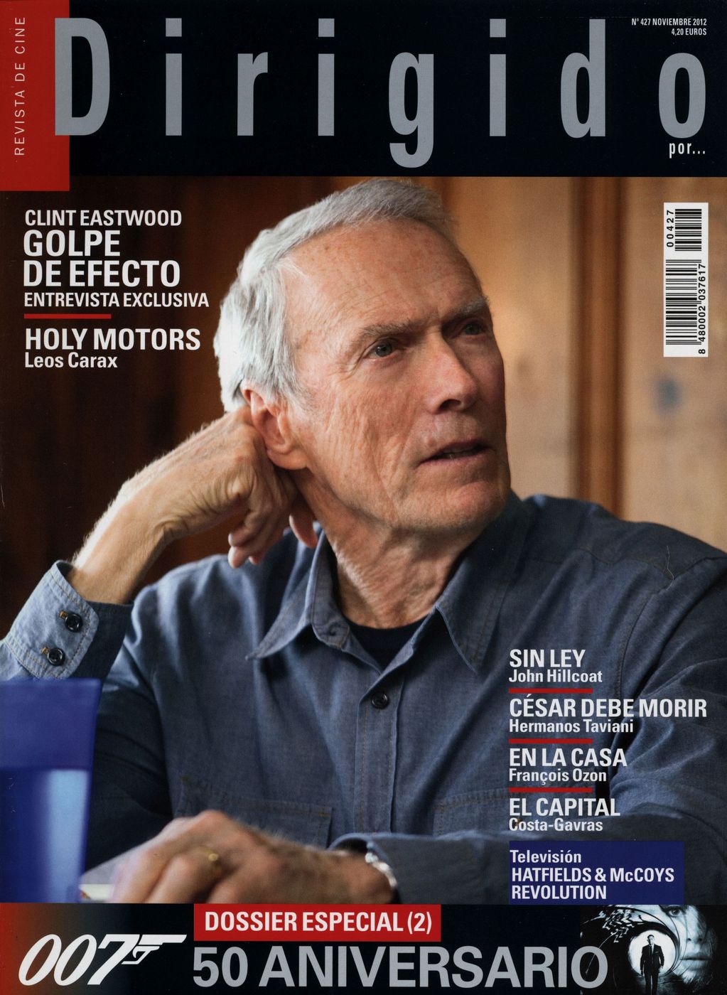 DIRIGIDO POR... magazine side cover Issue 427 November 2012