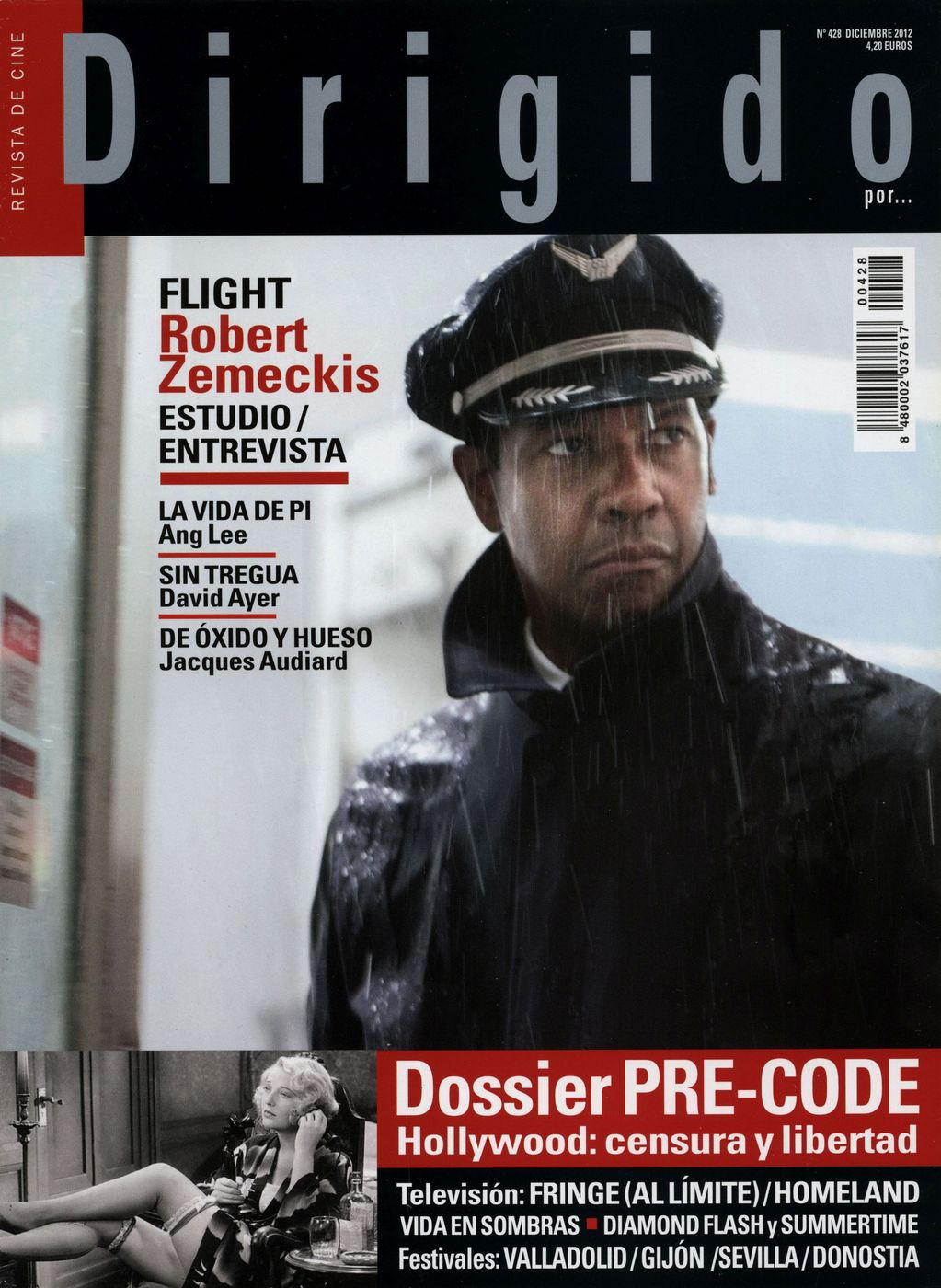 DIRIGIDO POR... magazine side cover Issue 428 December 2012