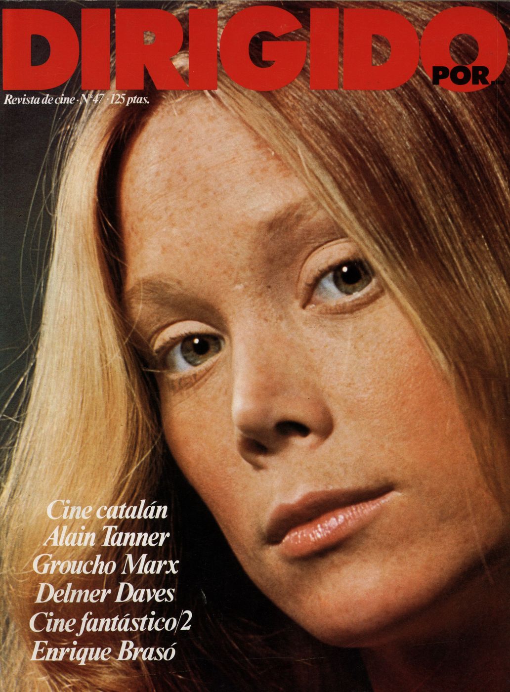DIRIGIDO POR... magazine side cover Issue 47 September 1977