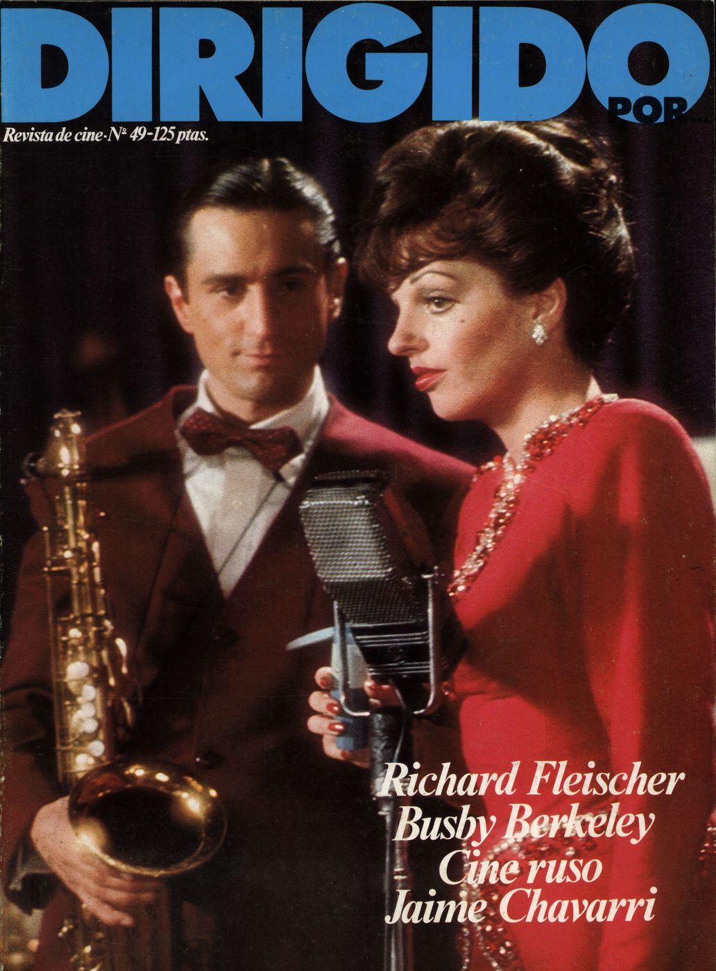DIRIGIDO POR... magazine side cover Issue 49 December 1977