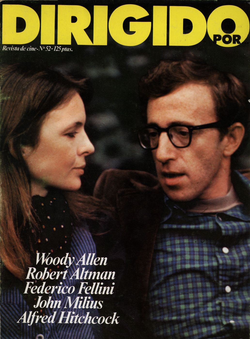 DIRIGIDO POR... magazine side cover Issue 52 March 1978
