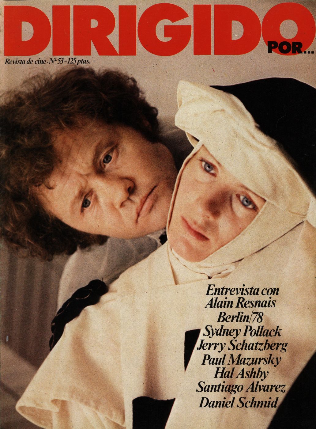 DIRIGIDO POR... magazine side cover Issue 53 April 1978