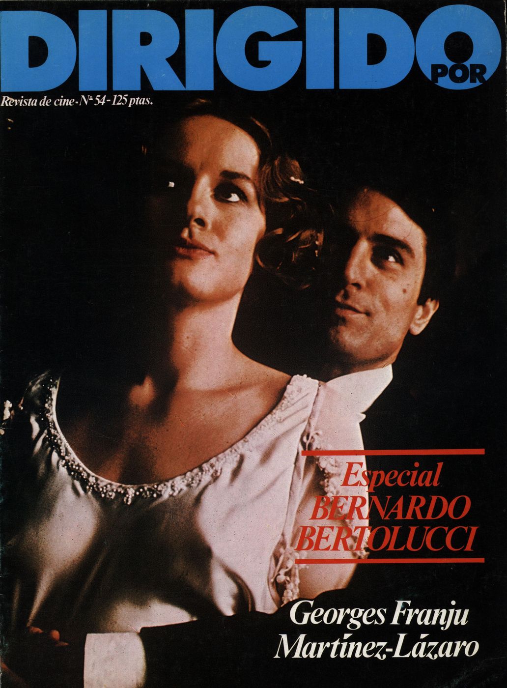 DIRIGIDO POR... magazine side cover Issue 54 May 1978