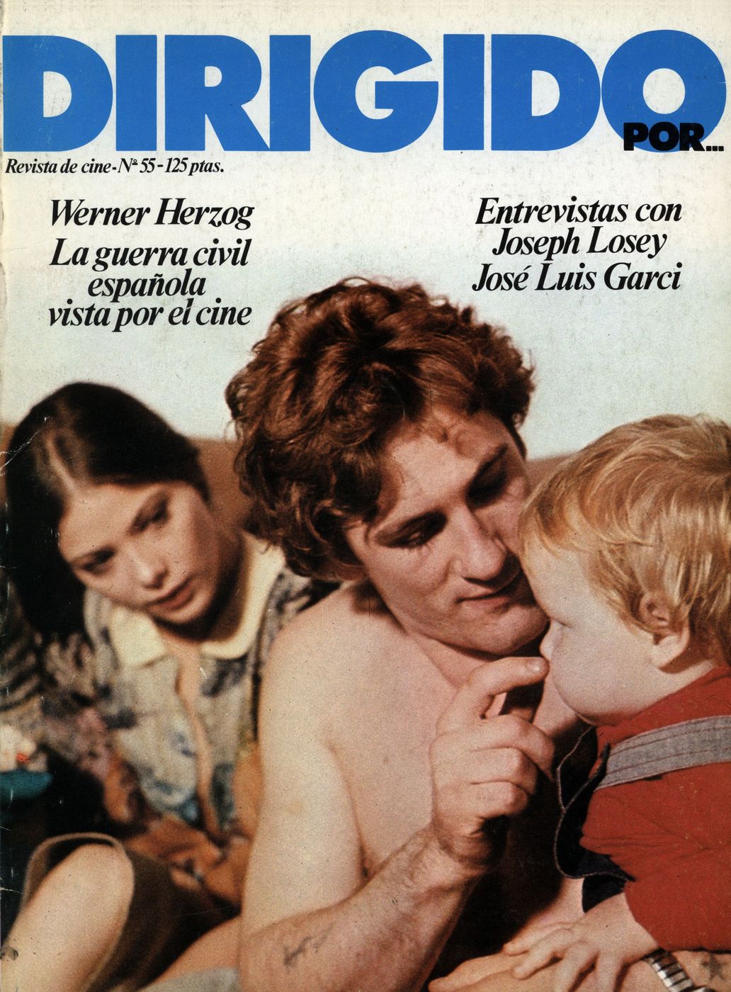 DIRIGIDO POR... magazine side cover Issue 55 June 1978