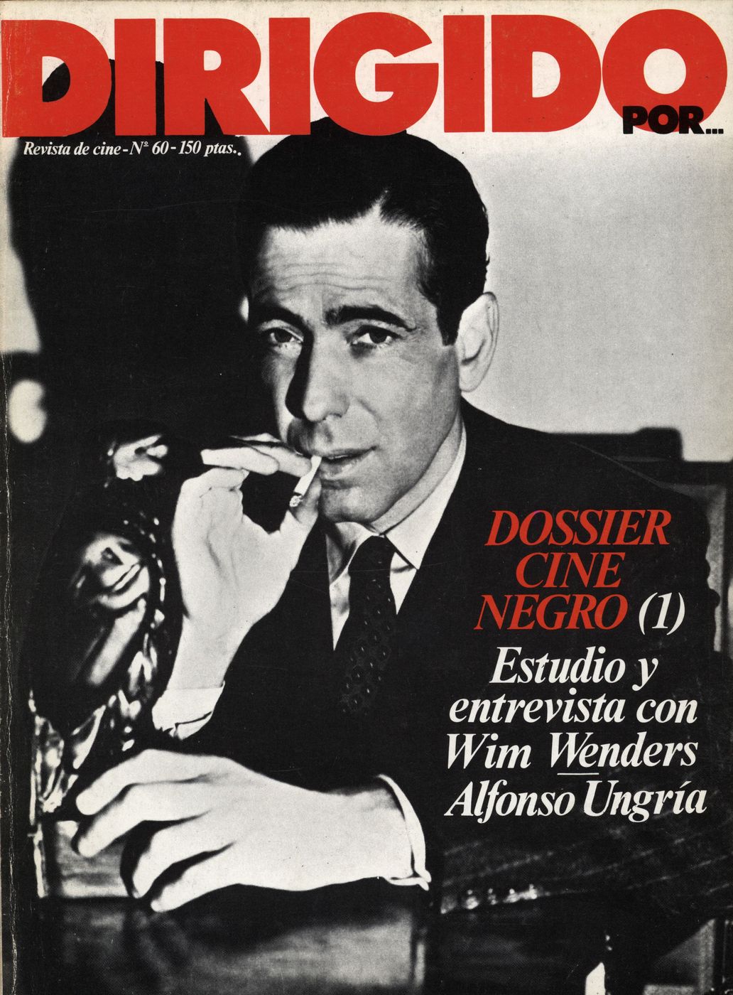 DIRIGIDO POR... magazine side cover Issue 60 January 1979