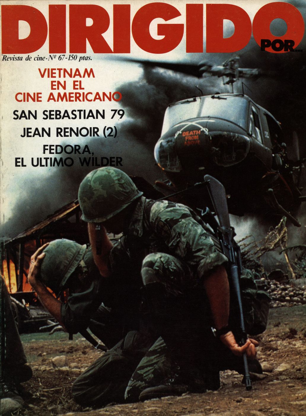 DIRIGIDO POR... magazine side cover Issue 67 October 1979