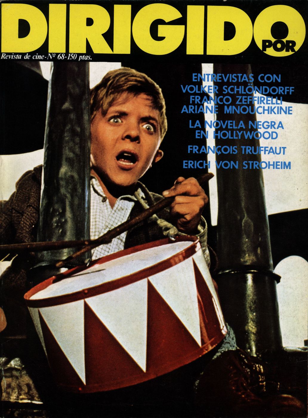 DIRIGIDO POR... magazine side cover Issue 68 November 1979