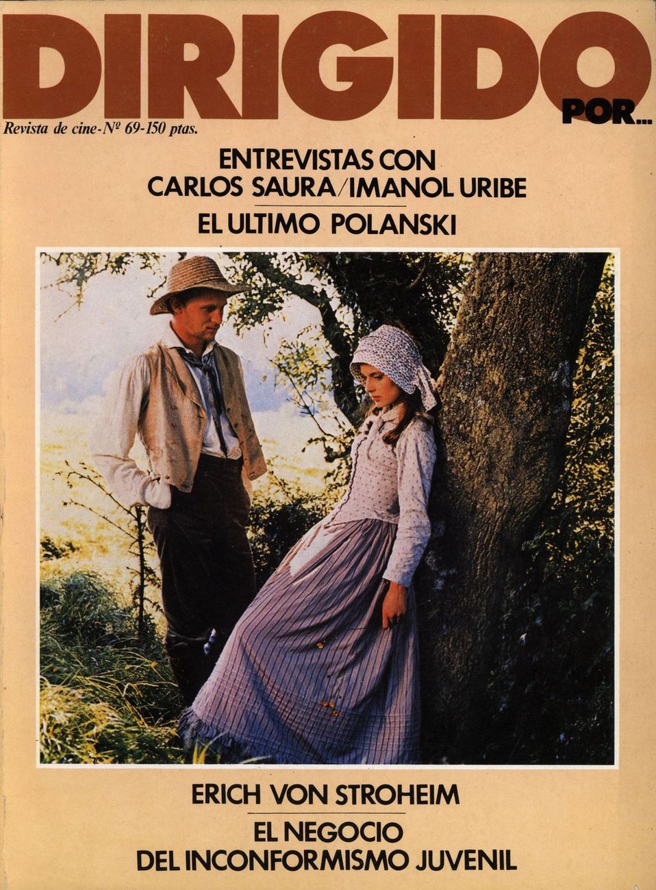 DIRIGIDO POR... magazine side cover Issue 69 December 1979